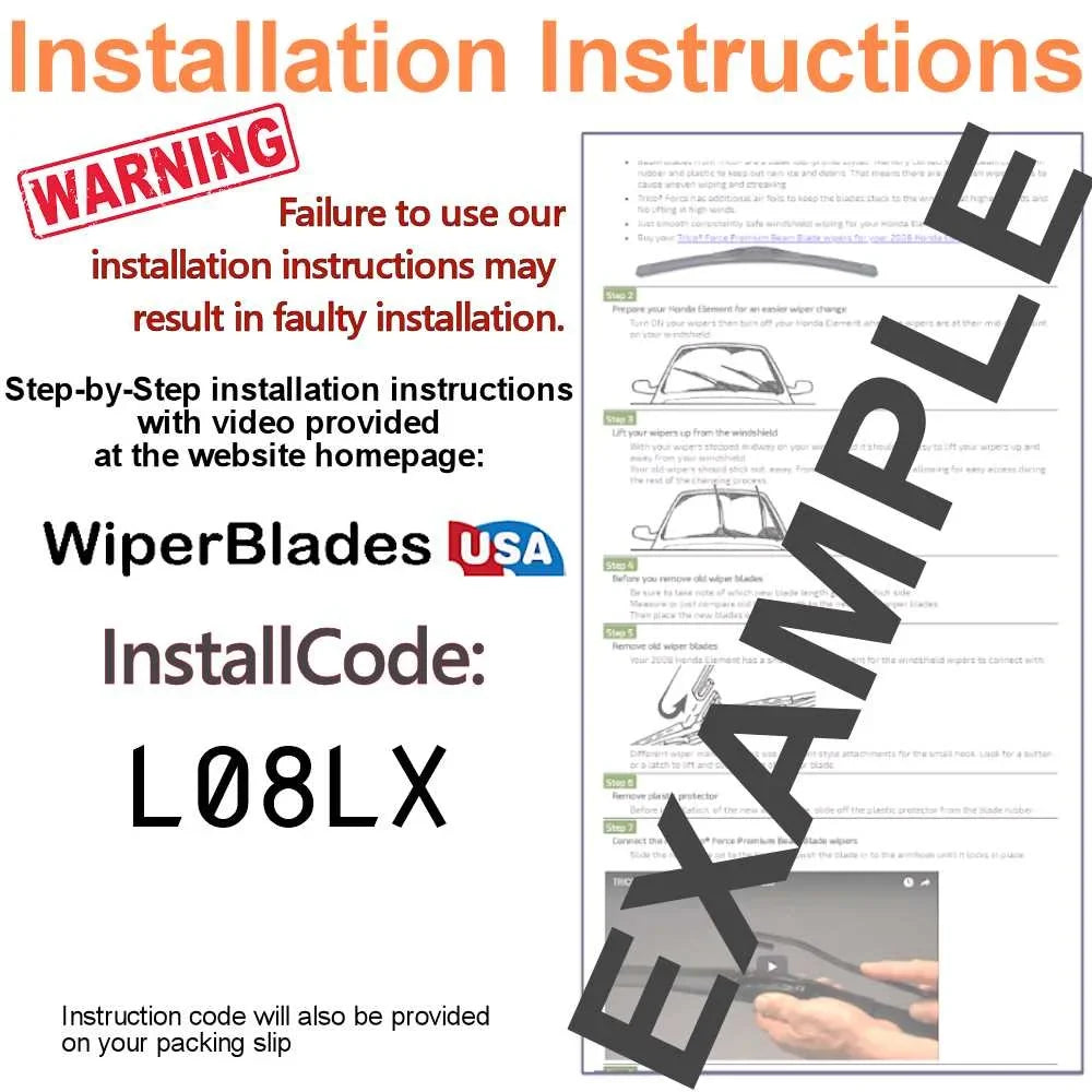 w/Rear Beam Wiper (Set WBUSA Wiper 3) XT5 Blades 2019 Wipers of Platinum Cadillac