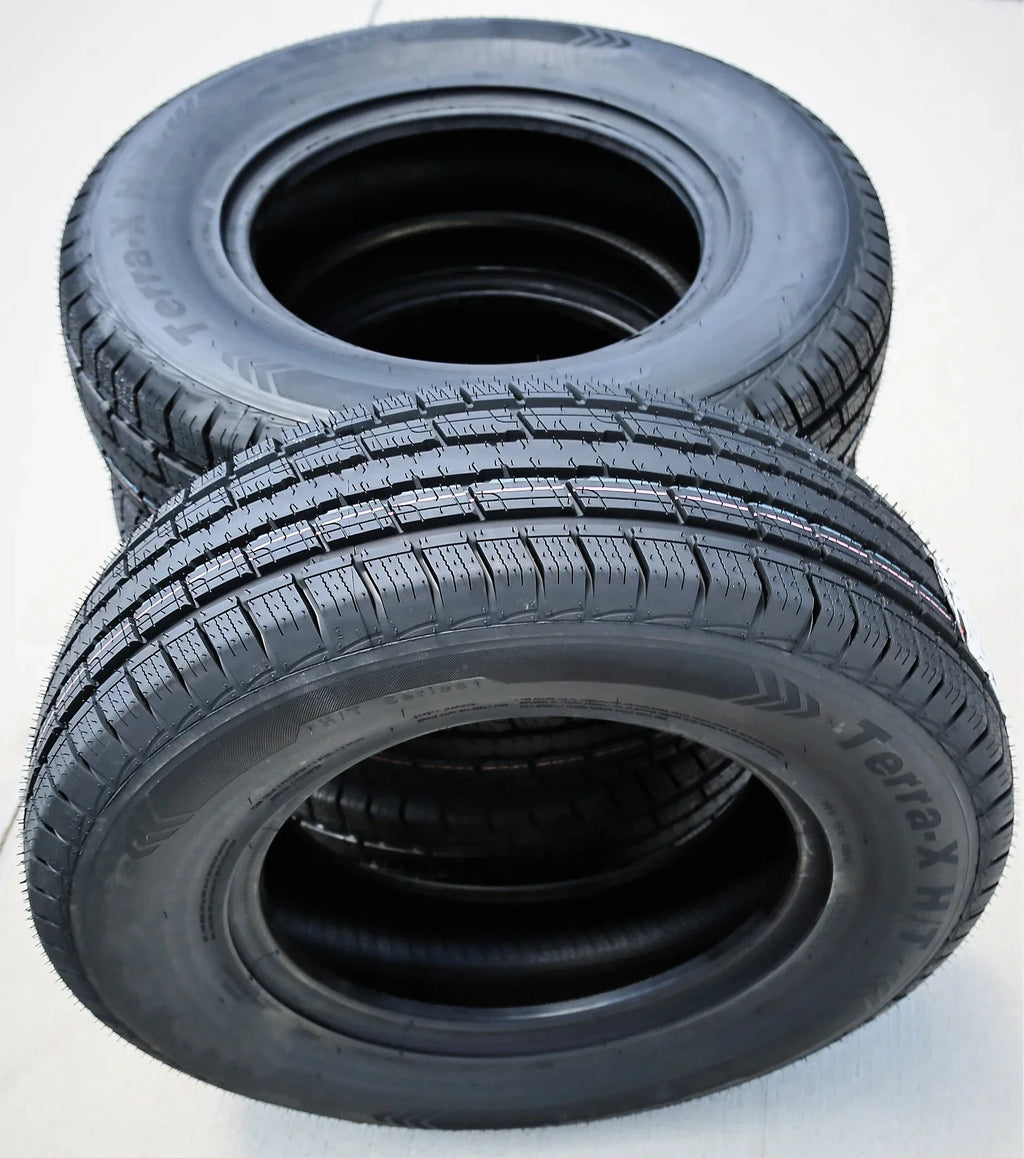 Truck 2010-16 Wrangler Light Waterfall Grand Fits: of Ply Sport, LT 10 Laredo Jeep E Cherokee Load H/T 225/75R16 4 Terra-X Unlimited Jeep Set Tires 2003-04 (FOUR)