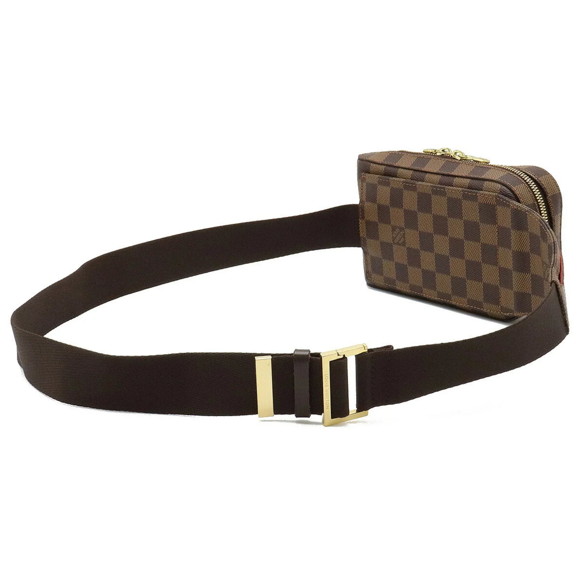 Louis LOUIS Pouch Vuitton Waist VUITTON Shoulder Jeronimos N51994 Damier Pre-Owned Body (Good) Bag