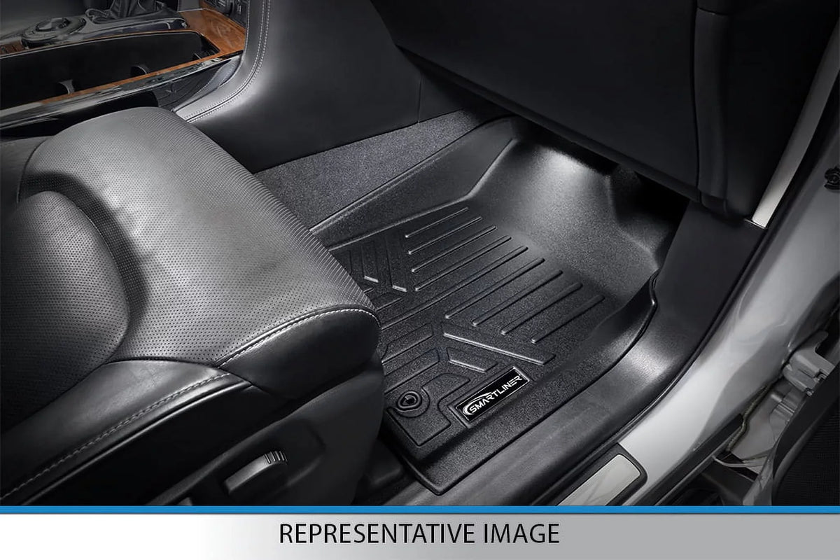 Floor Expedition, Liner Cargo for Mats without Row Smartliner Bucket Seats 2nd Set Black SA0183-B0303-C0186-E0185 & 2011-2017 with Console Ford