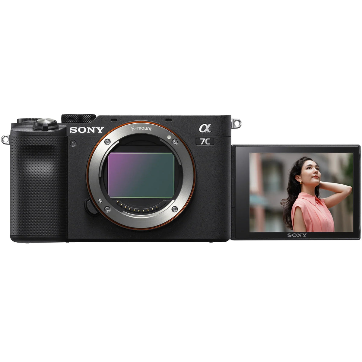 '+ Lens Mirrorless SEL35F14GM with LED + Bundle + Deco FE GM Frame Accessories Master ILCE7C/B Case a7C Gear Backpack G Camera Photography Monopod and Black Sony Full Body Sony + F1.4 35mm Microphone