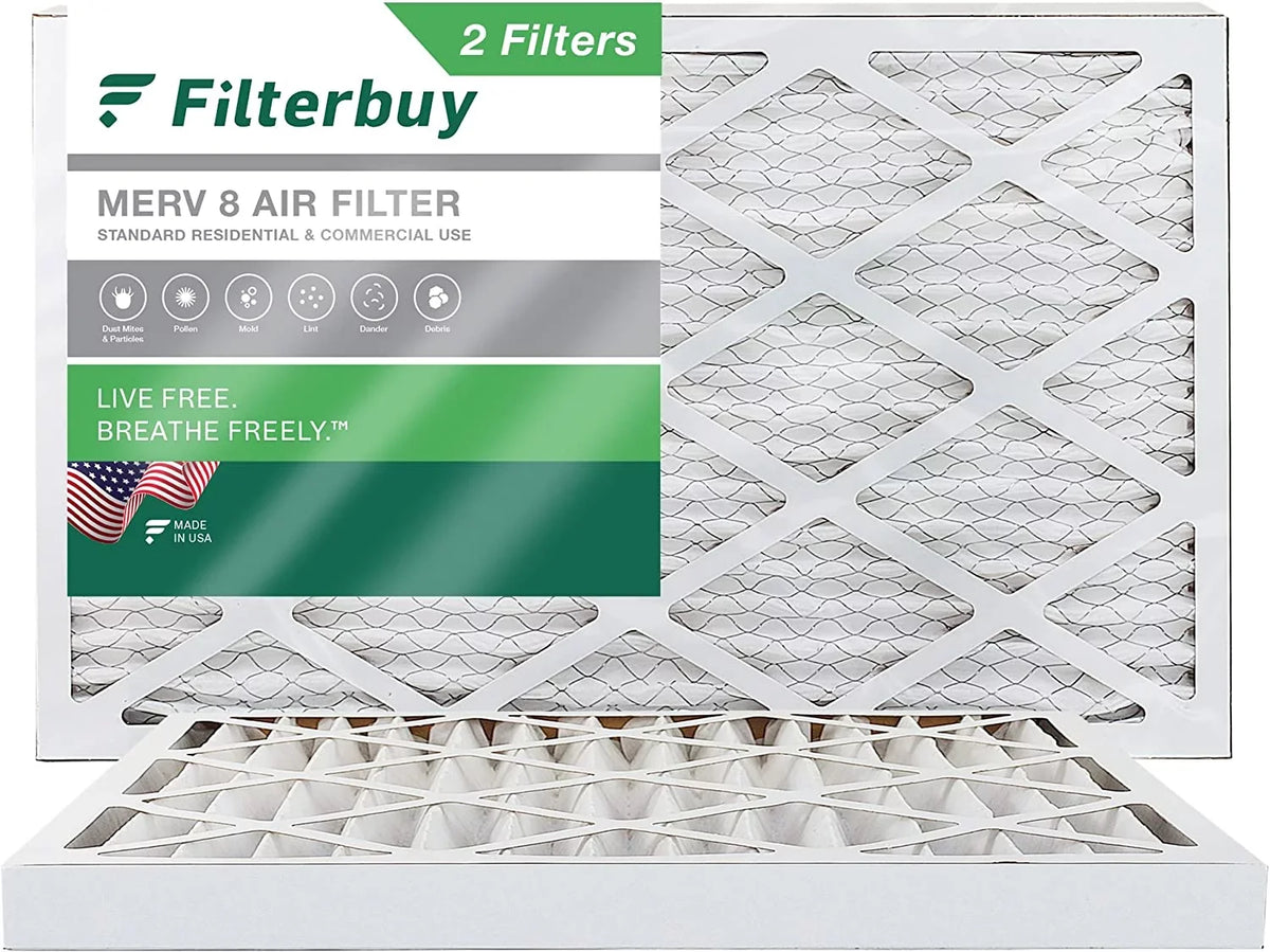 MERV (2-Pack) Filters AC 20x30x2 Filterbuy Air HVAC Pleated 8 Furnace