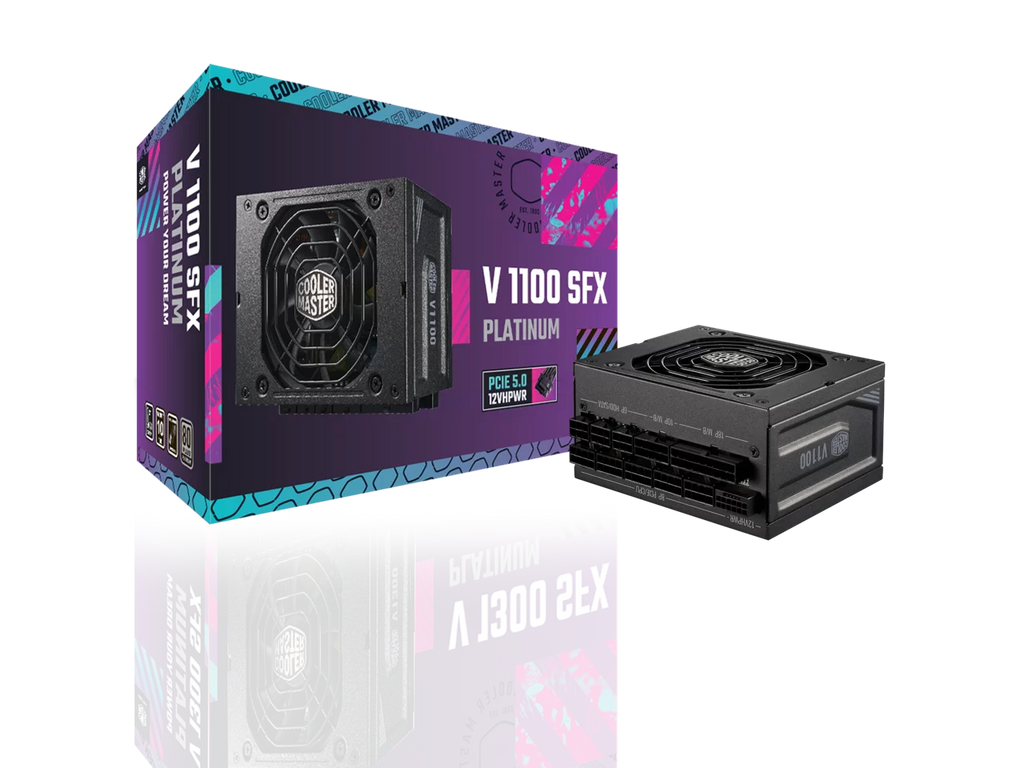 Form Fully Platinum Cooler SFX, Included, ATX Efficiency, Modular, V1100 1100W 80+ SFX ATX3.0, Fully Platinum Master Bracket Factor (MPZ-B001-SFAP-BUS) SFX