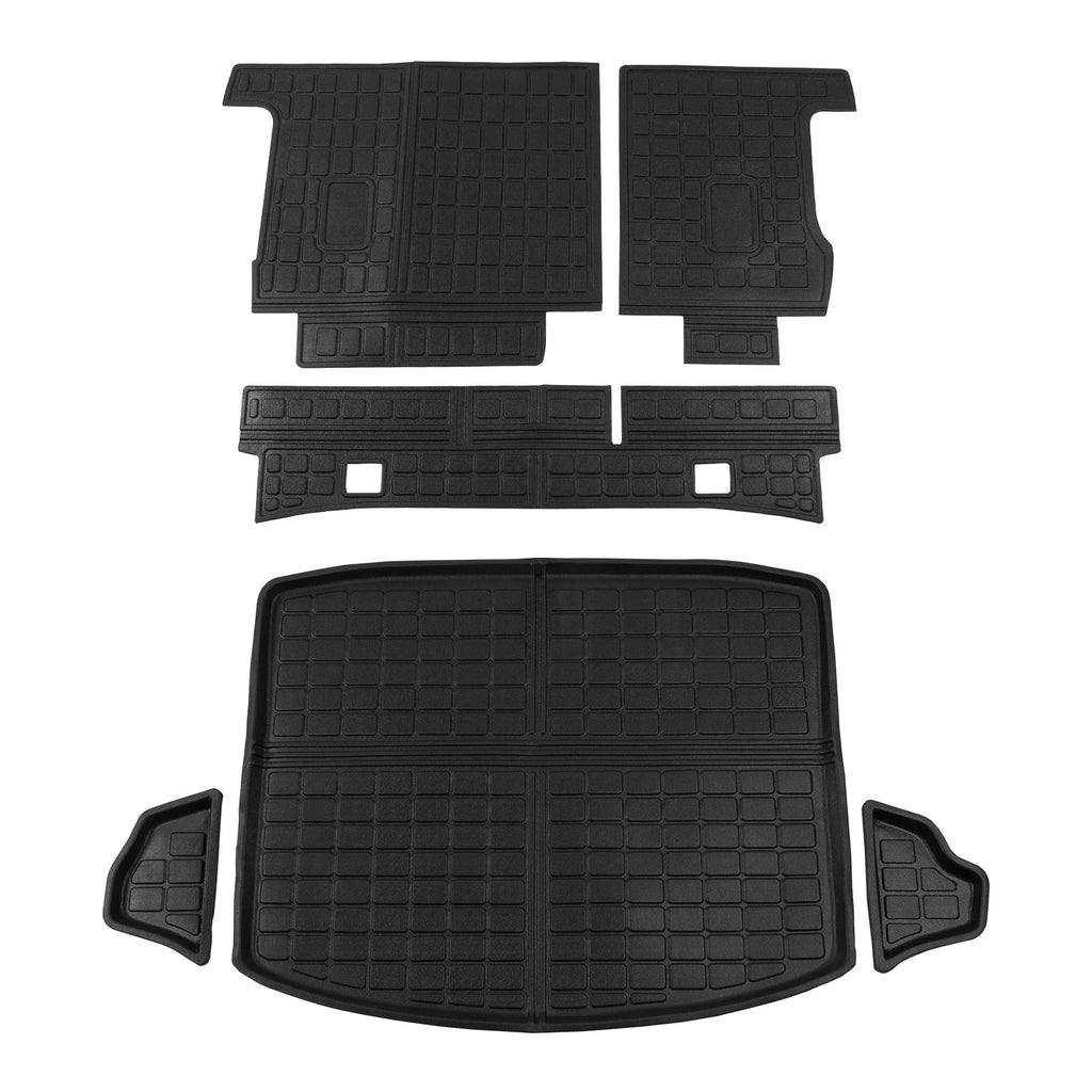 Mats) Rear Fuel Mat Back 2021 + Trunk Seat Honda 2017-2022 Weather TPE Cargo All Trunk Fit Mats Accessories Protector Liner Liner Backrest Cover CR-V (Trunk CRV