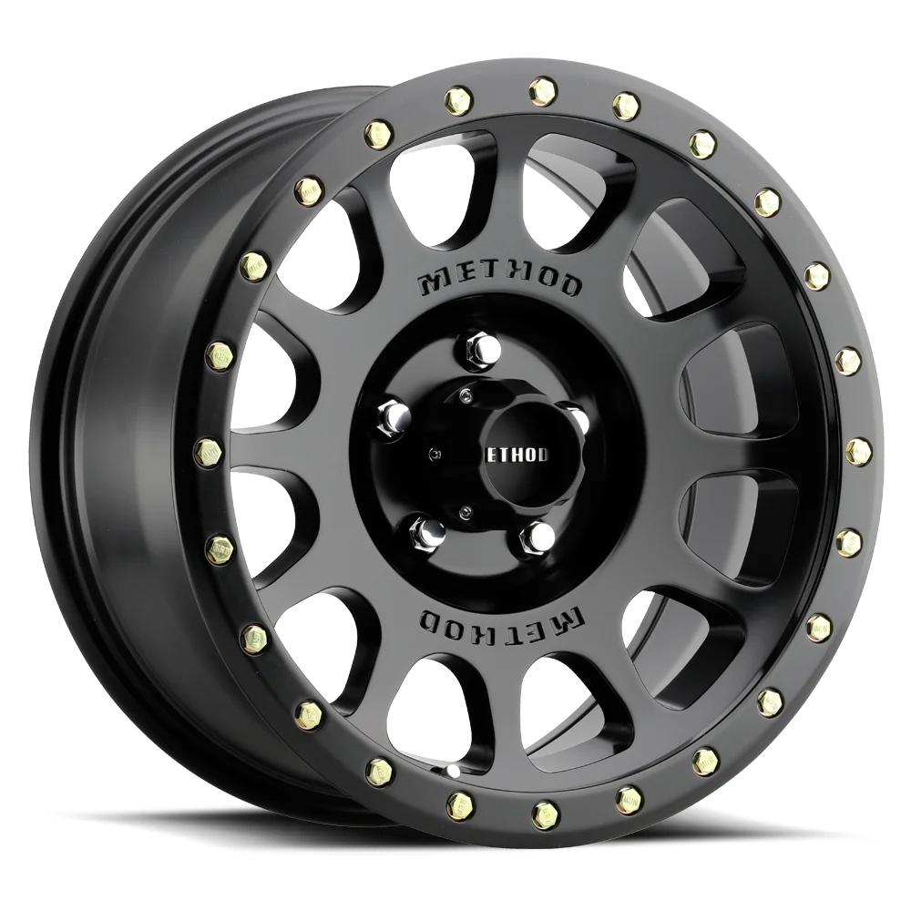 5x127 select: Race UNLIMITED 94mm Fits Wheels Method wheel black matte 2015-2019,2021 17x8.5 mr305 WRANGLER JEEP nv 0et
