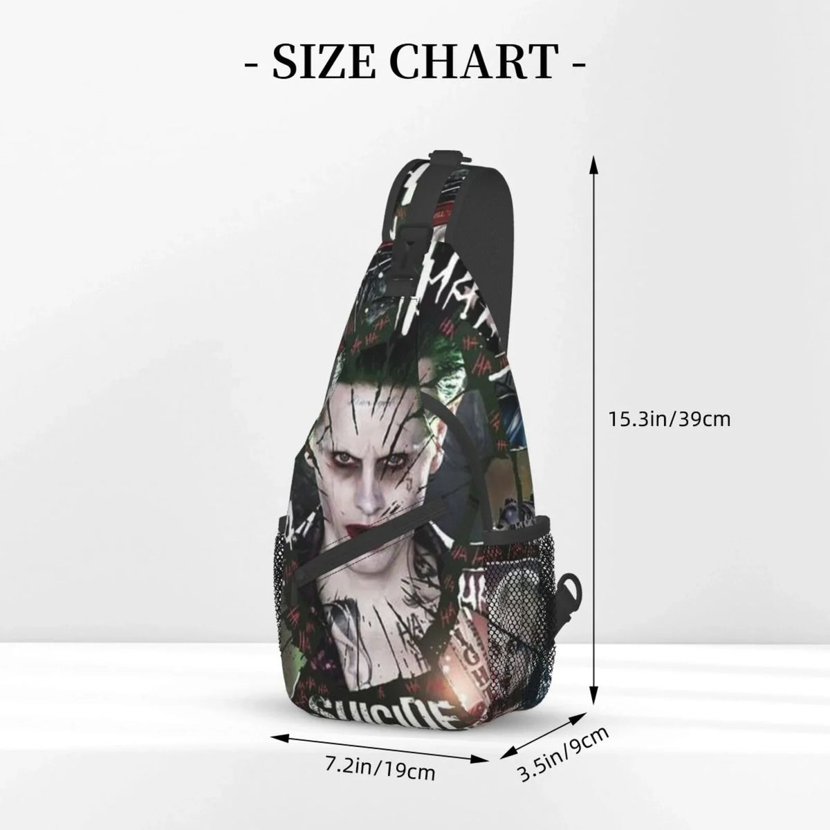 Teen For Diagonally Suicide Chest Women Joker Daypack Squad Men Bag Bags Crossbody Adults Sling Travel Backpack