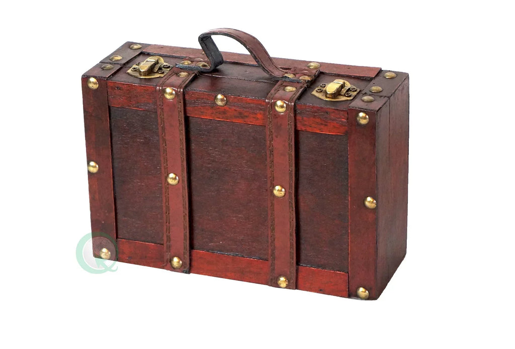 Straps Suitcase Old-fashioned Small with