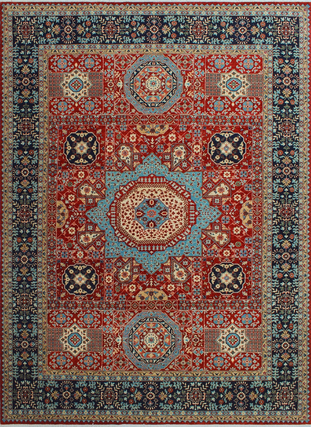 11'11" 8'10" Rug, Mervin x Aria Red/Blue