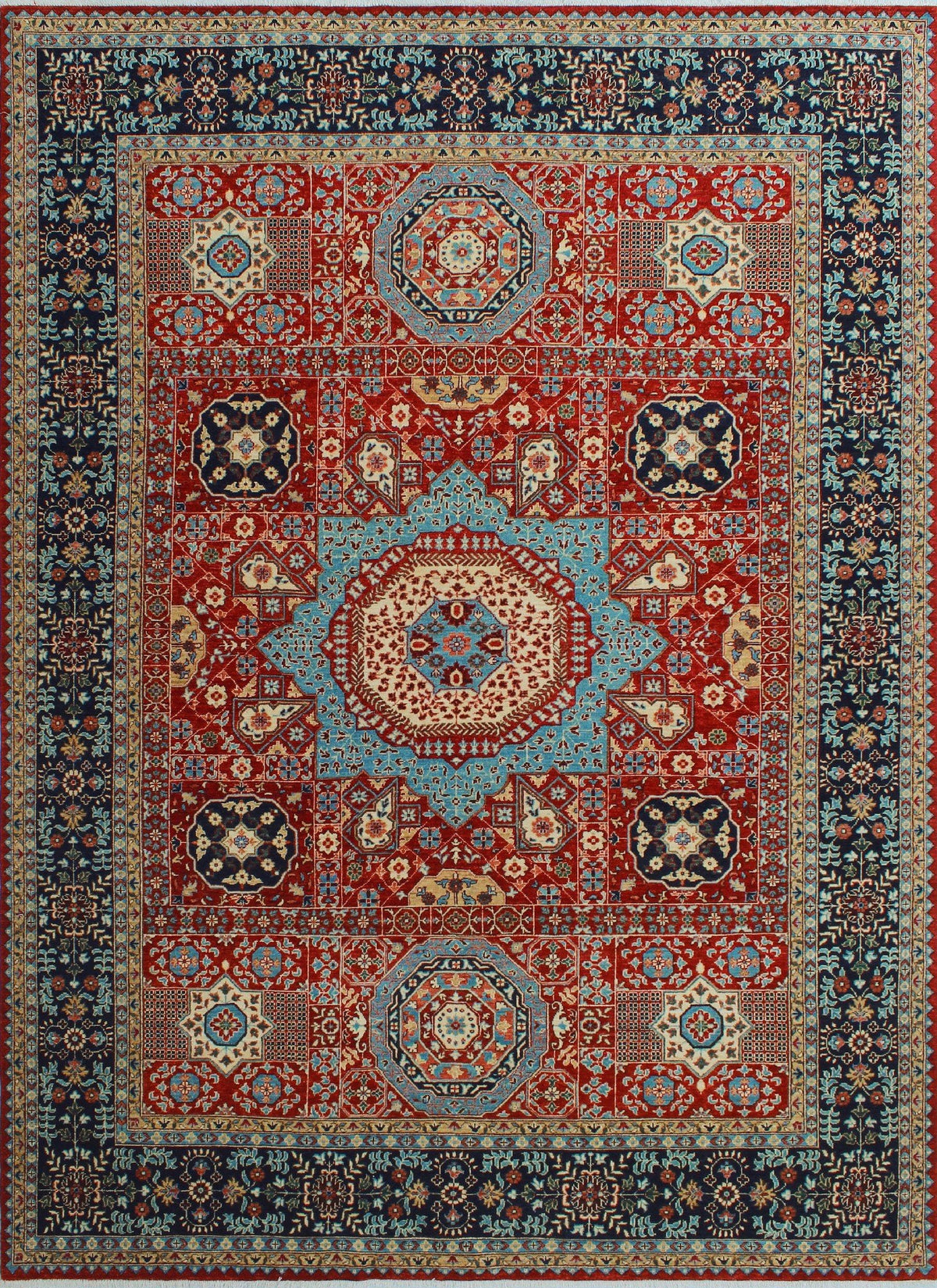 11'11" 8'10" Rug, Mervin x Aria Red/Blue