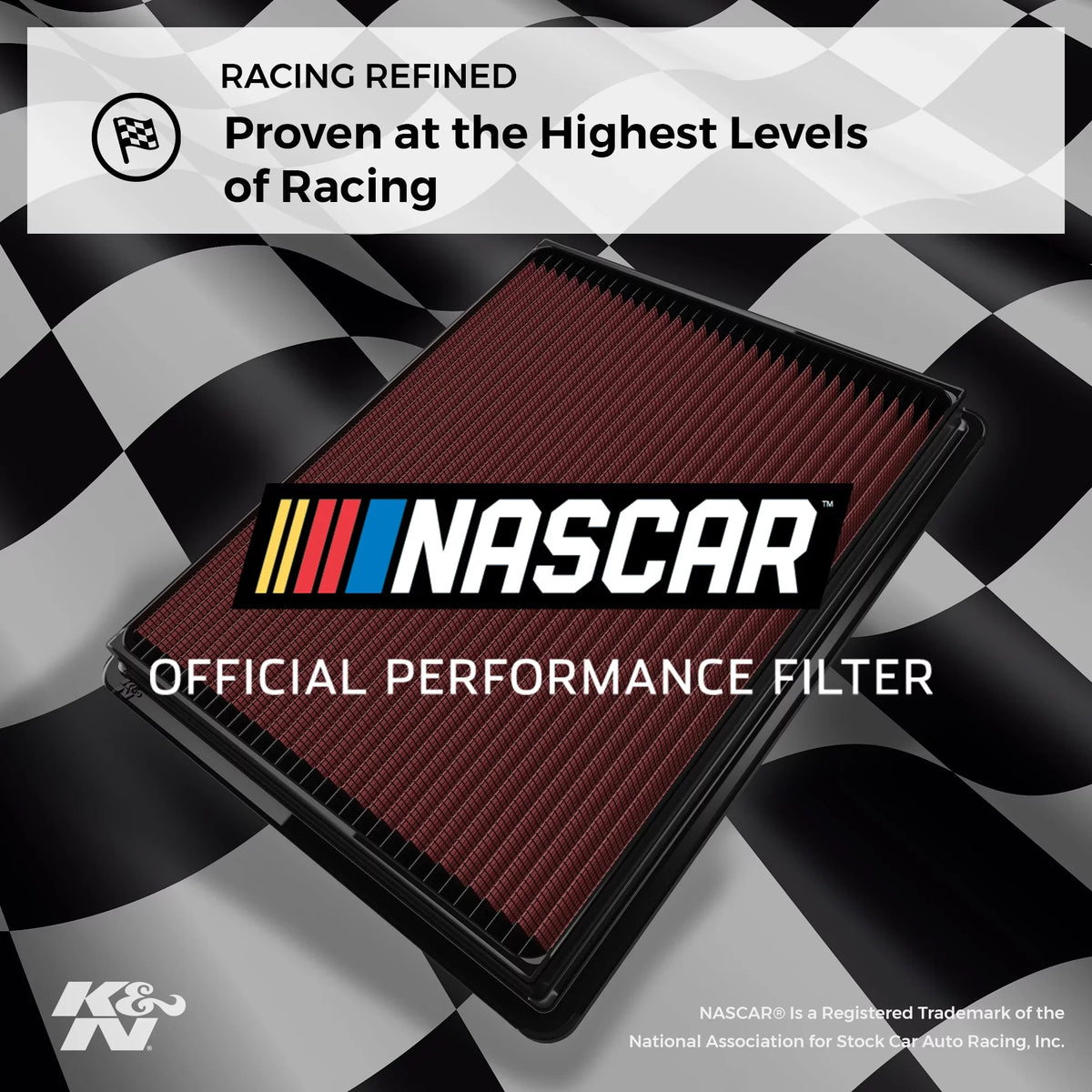 High Engine 33-2483 Chevy/Cadillac 2013-2019 Washable, Replacement Filter: Air Filter: (Impala, XTS), Premium, V6 Performance, K&N