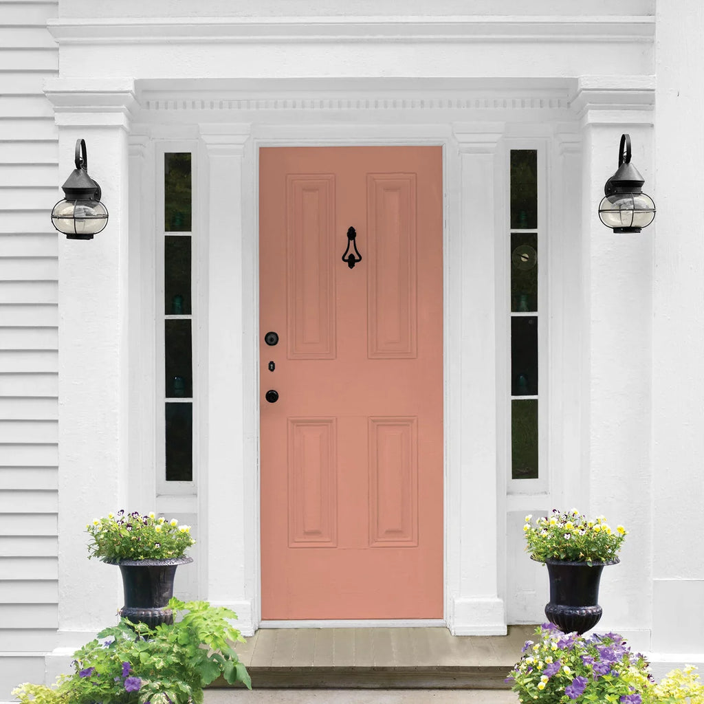 Exterior Essential Paint Orange, Semi-Gloss, Orange / One Coat Gallons Glidden Primer + 5