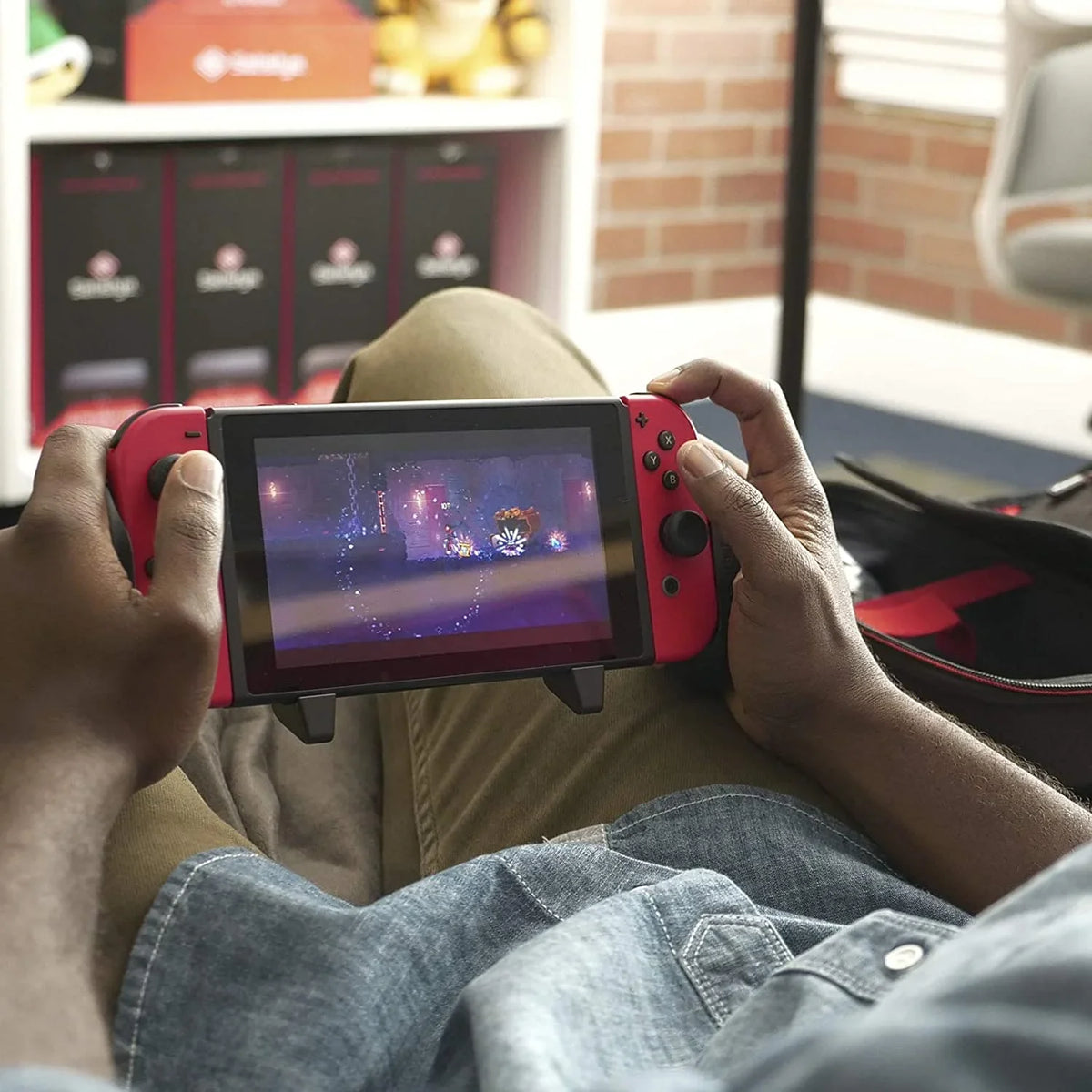 Rail a Bundle, Profile Elite Switch Thumbsticks+1 C-C Case with Cable. The Pro Gen and OLED JoyCon BONUS: Grip, 3 2 Compatible Satisfye USB includes: Elite Bundle Accessories - ZenGrip Low