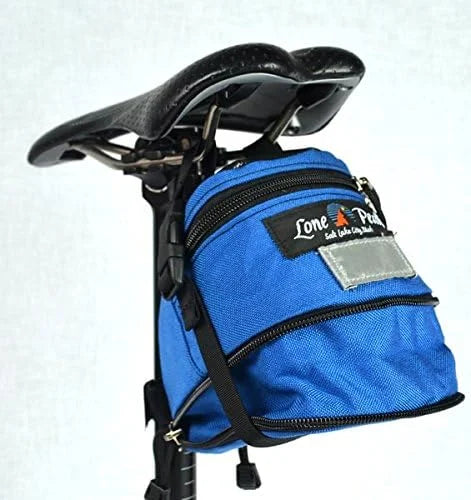 1000 Seat Blue Mount The Lone Peak Bag Expandable Bag | Bag | | Bike Durable | (Made Nylon - USA) in Pack Mini-Wedge Seat | Superior Bikepacking Saddle D Bicycle