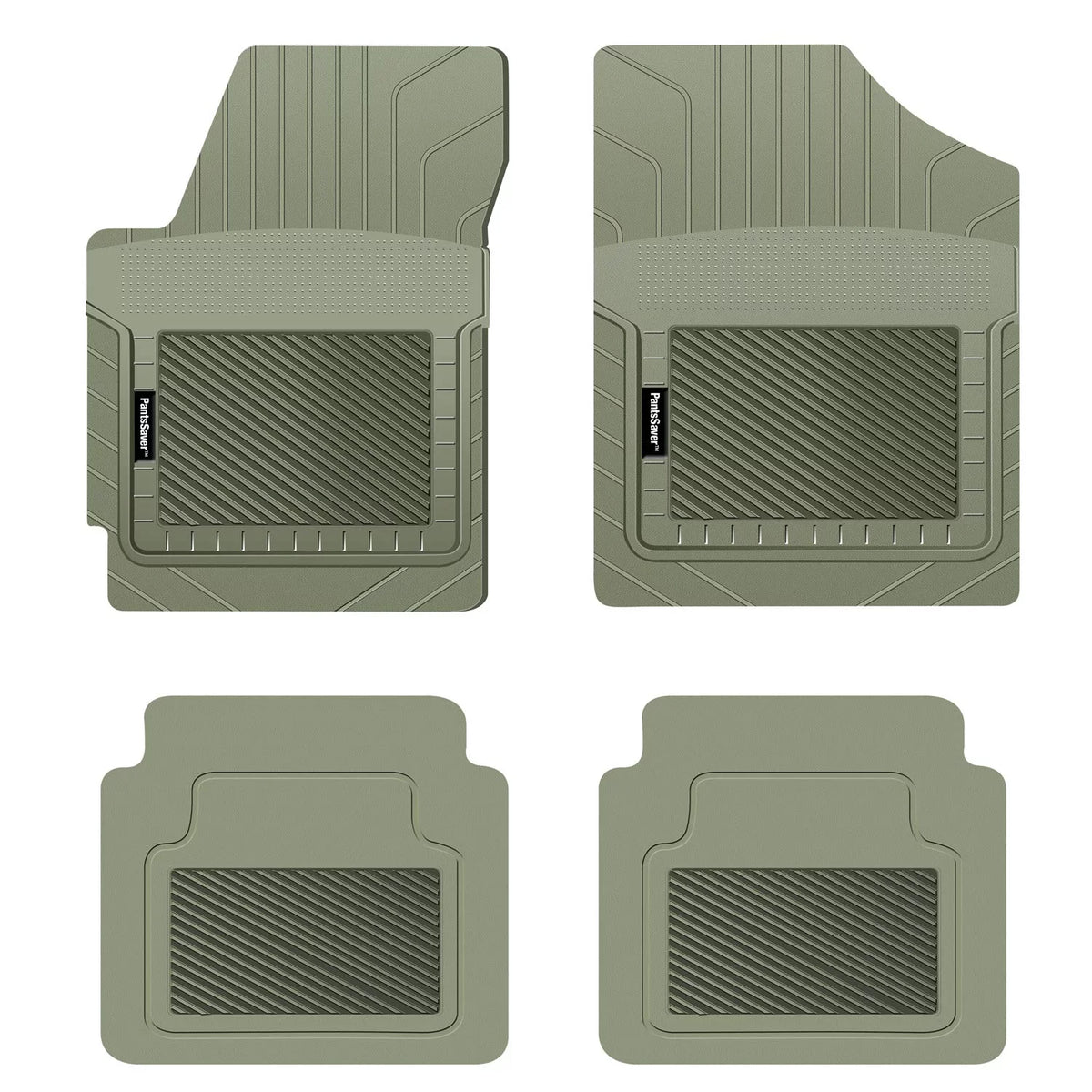 Mats Car Protection Fit Plastic,Gray for Custom 4 Floor 2018, All Heavy Weather Dodge vehicles, Duty Grand PantsSaver pc, Caravan Weather Resistant for