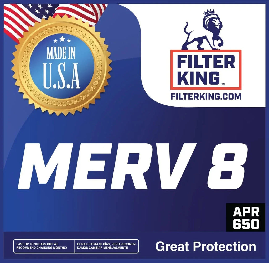 MADE Size: | | | Filter Actual .75" 9 IN 8 MERV Pleated Air 9x36x1a x x Filters | Furnace HVAC 36 USA Filter A/C King 4-PACK