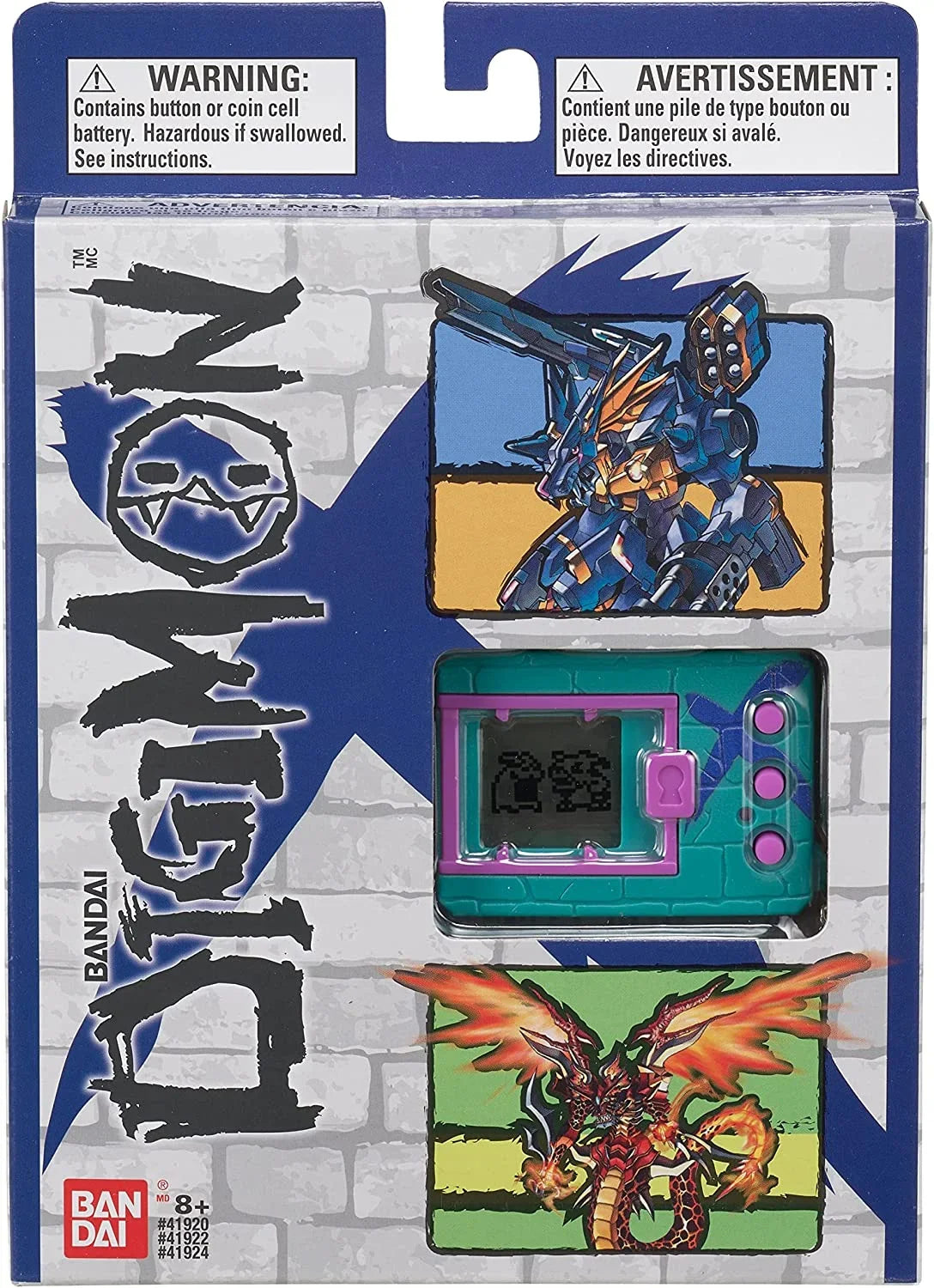 Monster Digimon Bandai & Blue Green (41924) Pet Digivice Virtual - X