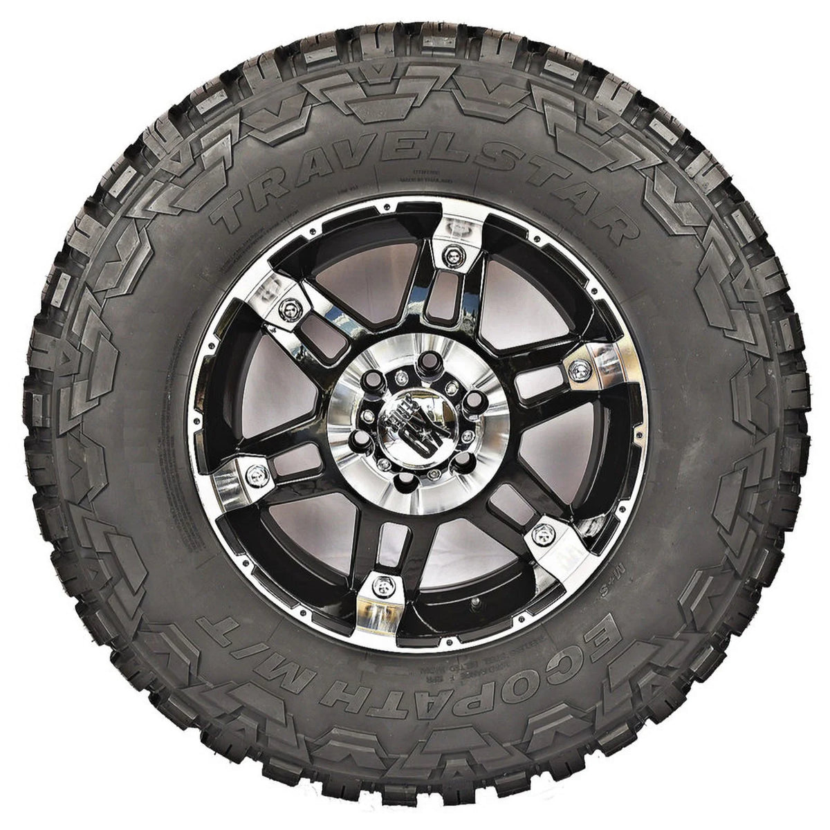 Tire 114Q Travelstar Range Terrain MT Ply Light 10 35/12.50R24 Mud SUV E Ecopath Only) (Tire Load MT Truck LT35X12.50R24