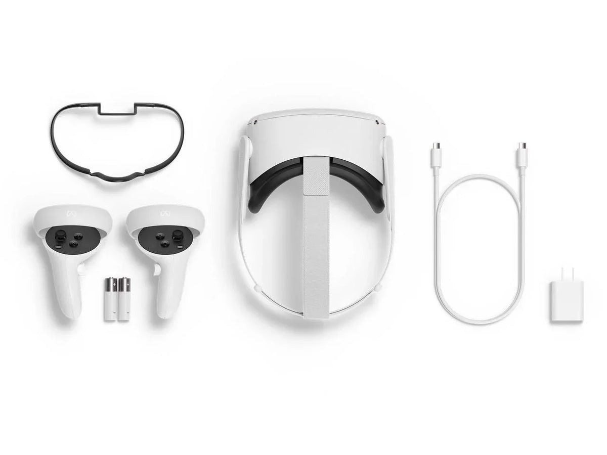 with All-In-One Accessory Bundle Advanced Reality 2 Quest 256GB, Cefesfy Virtual (Oculus), Headset, Meta