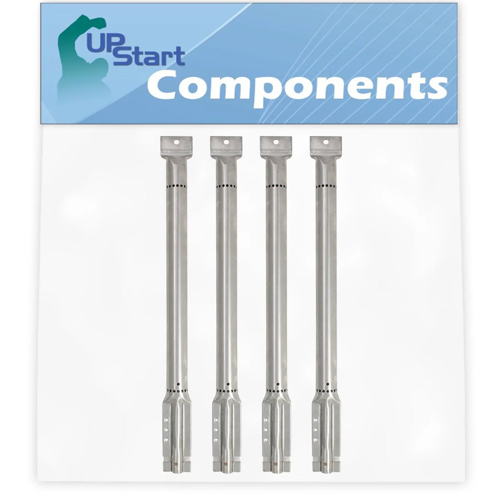 Burners Charmglow BBQ Grill Burner 4-Pack Old Parts Compatible - Steel Tube 720-0536 Replacement - Stainless Barbeque for Pipe Gas