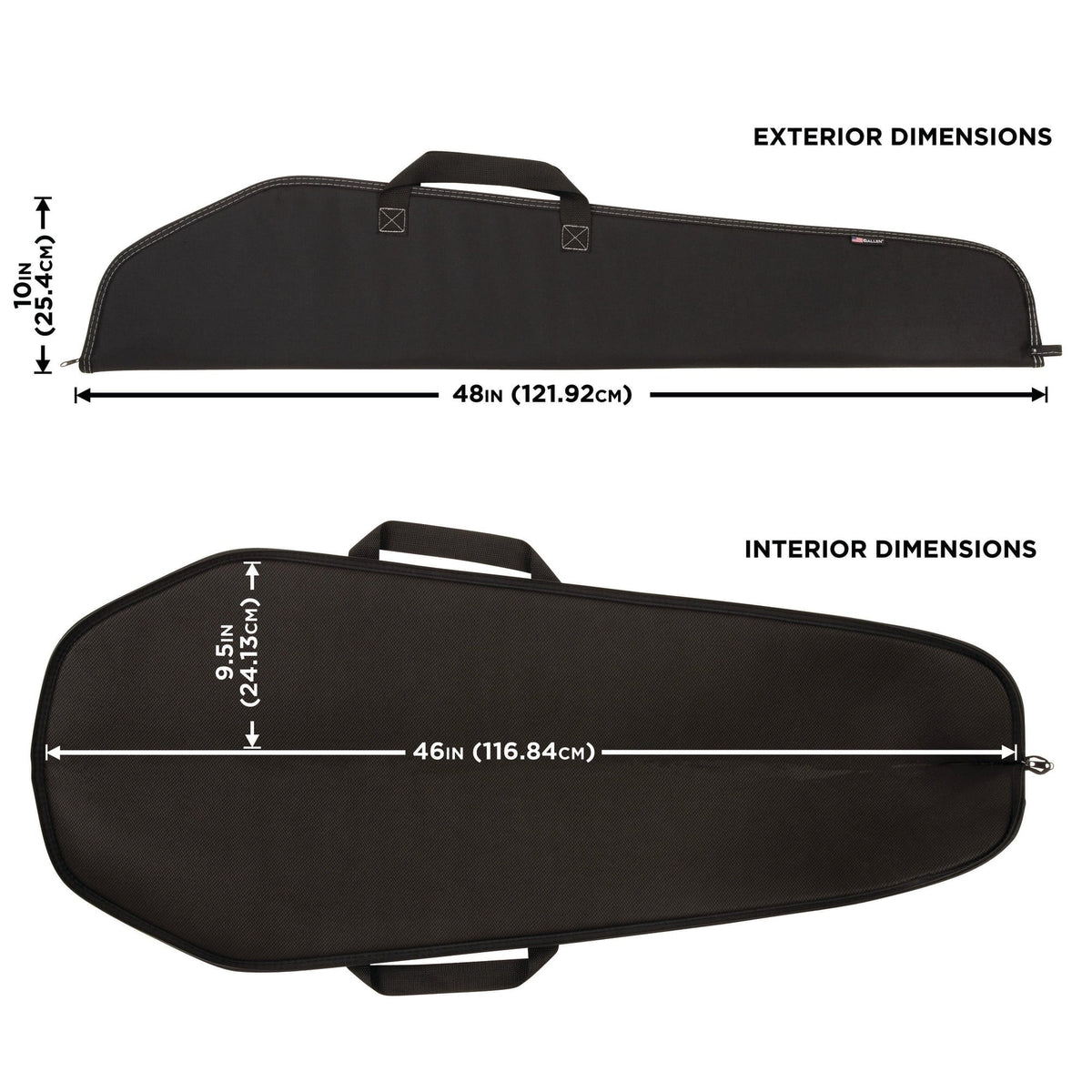 Company Black, 46" 602-46 Polyester, Allen Case, Durango Rifle Soft