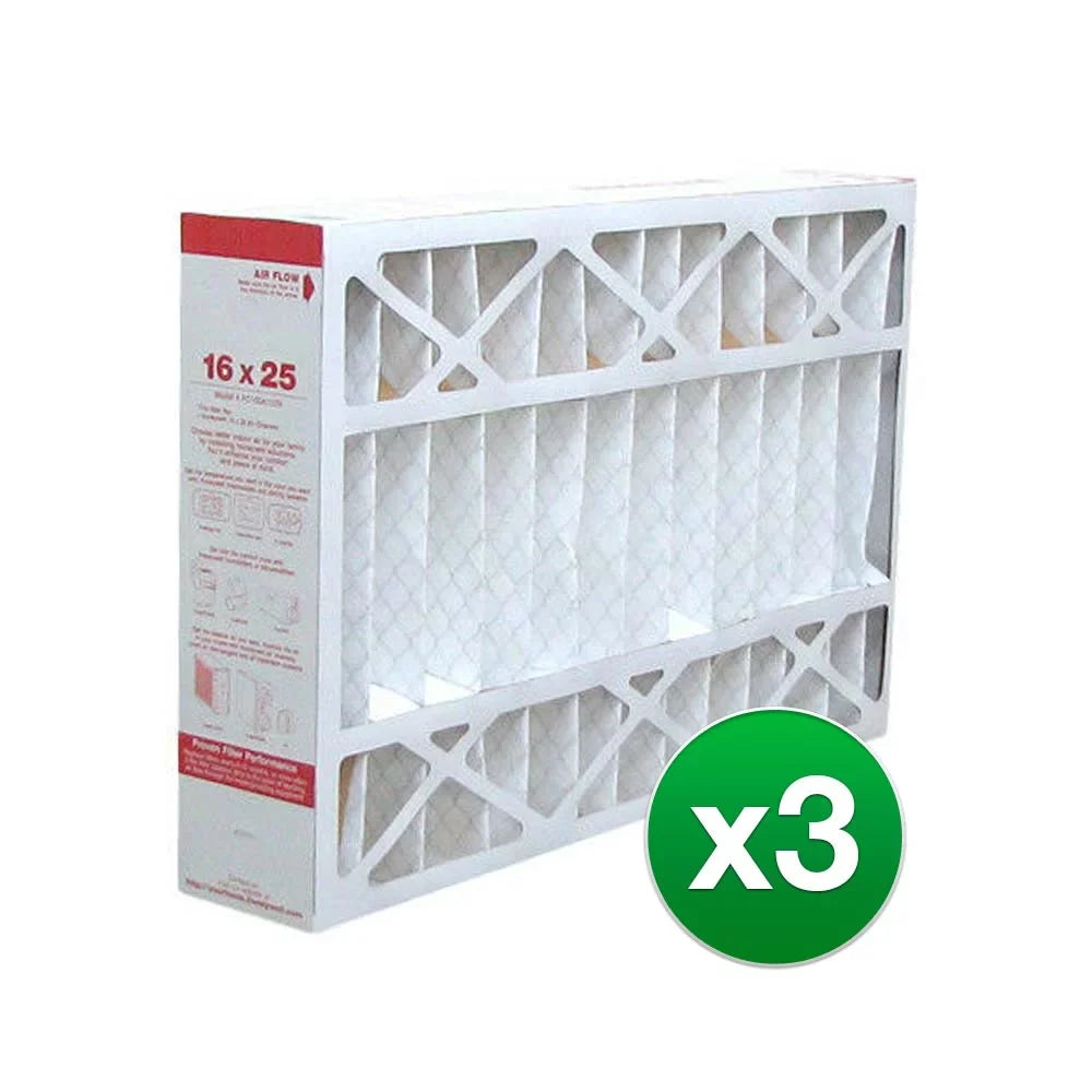 11 16x25x5 FC100A1029, Merv Air Replacement Filter (3-pack) - for Honeywell
