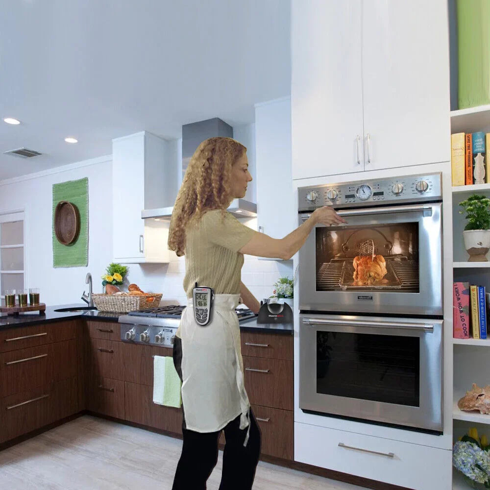 Remote Wireless Probe Kitchen Cooking Food Oven BBQ Grill Meat ThermoPro, LCD Thermometer Smoke,