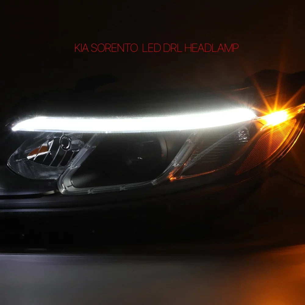 for Projector Housing Black Headlight Amber 14-15 Reflector EX/SX Sorento Kia