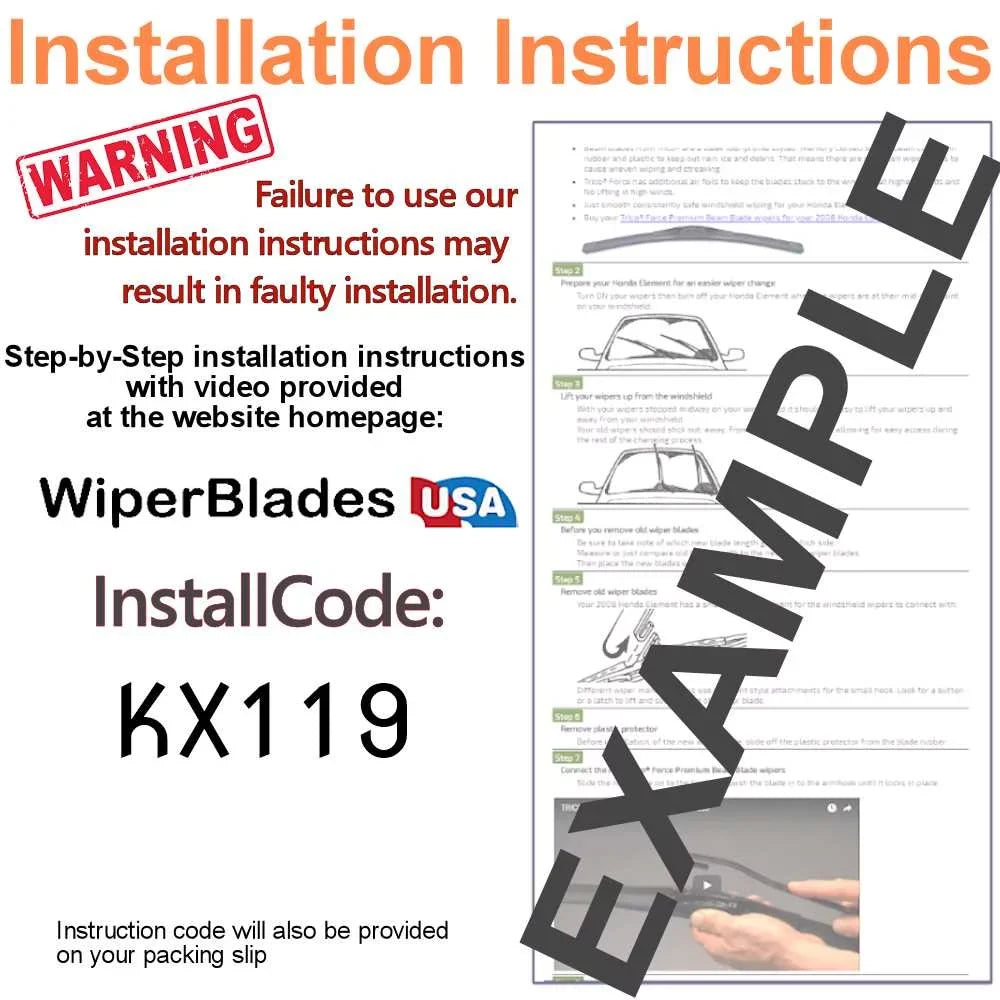 BMW 2020 Wipers Blade 2) (Set Beam of Z4