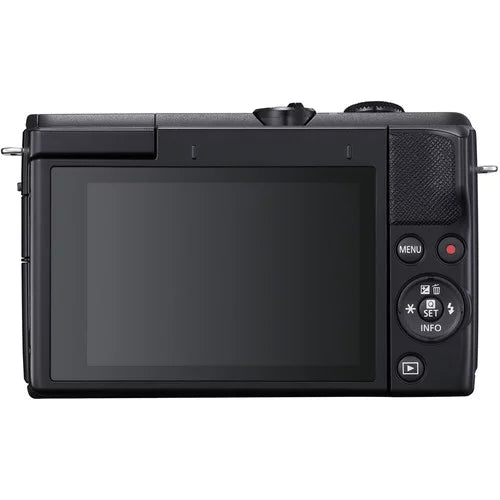 Mirrorless Digital Camera 128GB with (Black) EOS Kit + 15-45mm Canon Lens M200