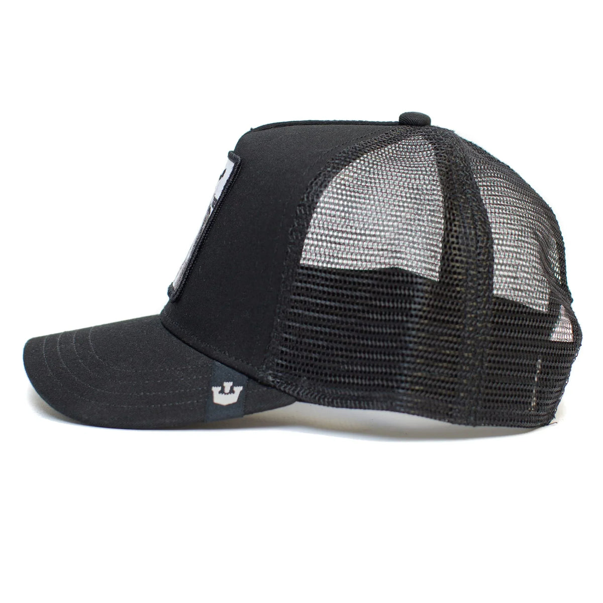 Black Original Bros. Hat, Adjustable (White Trucker One Size Goorin Unisex Tiger), Snapback Farm The