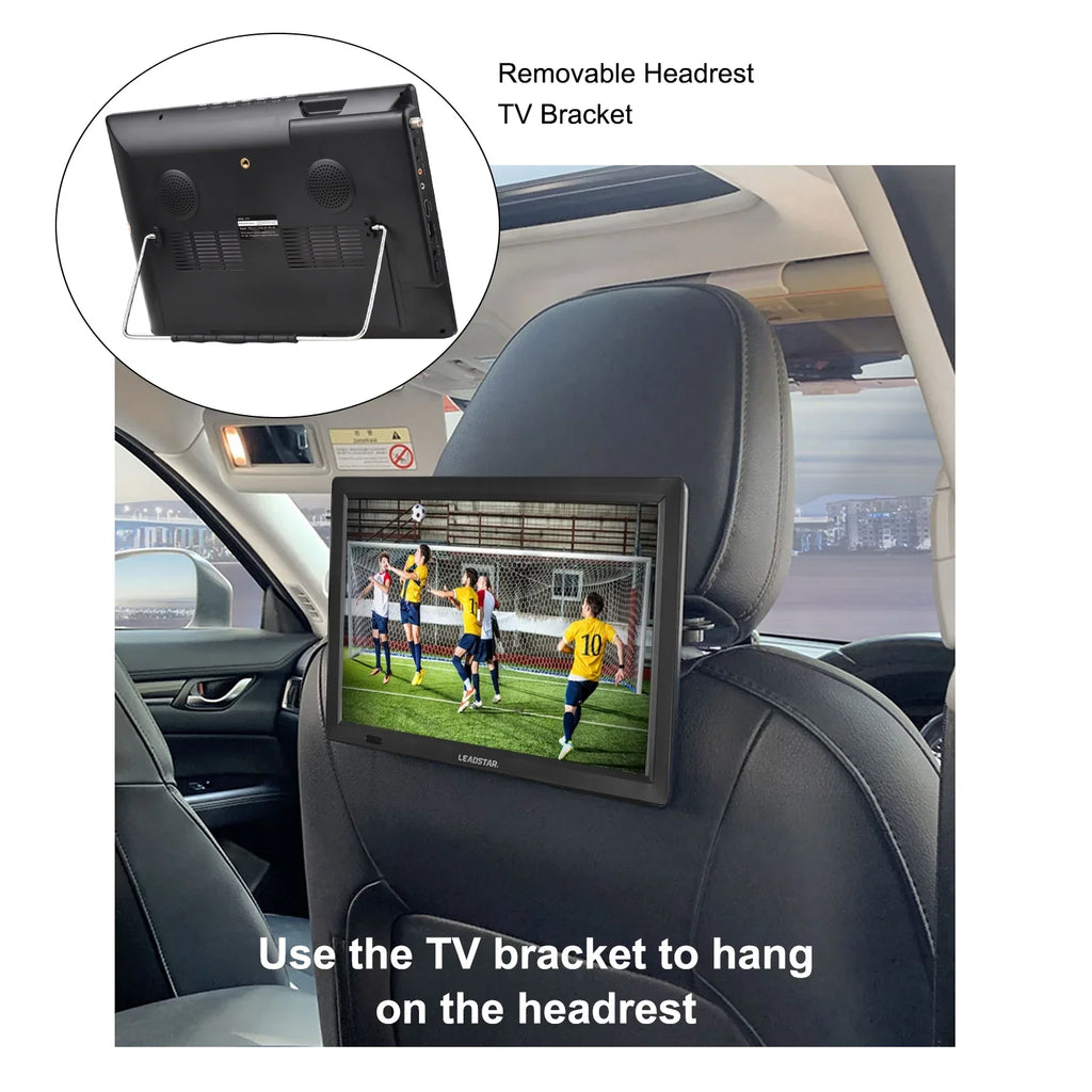 14-inch ATSC Disk TV with LEADSTAR Remote Playback U Car Television D14 Player Player Control Card Portable Digital TV