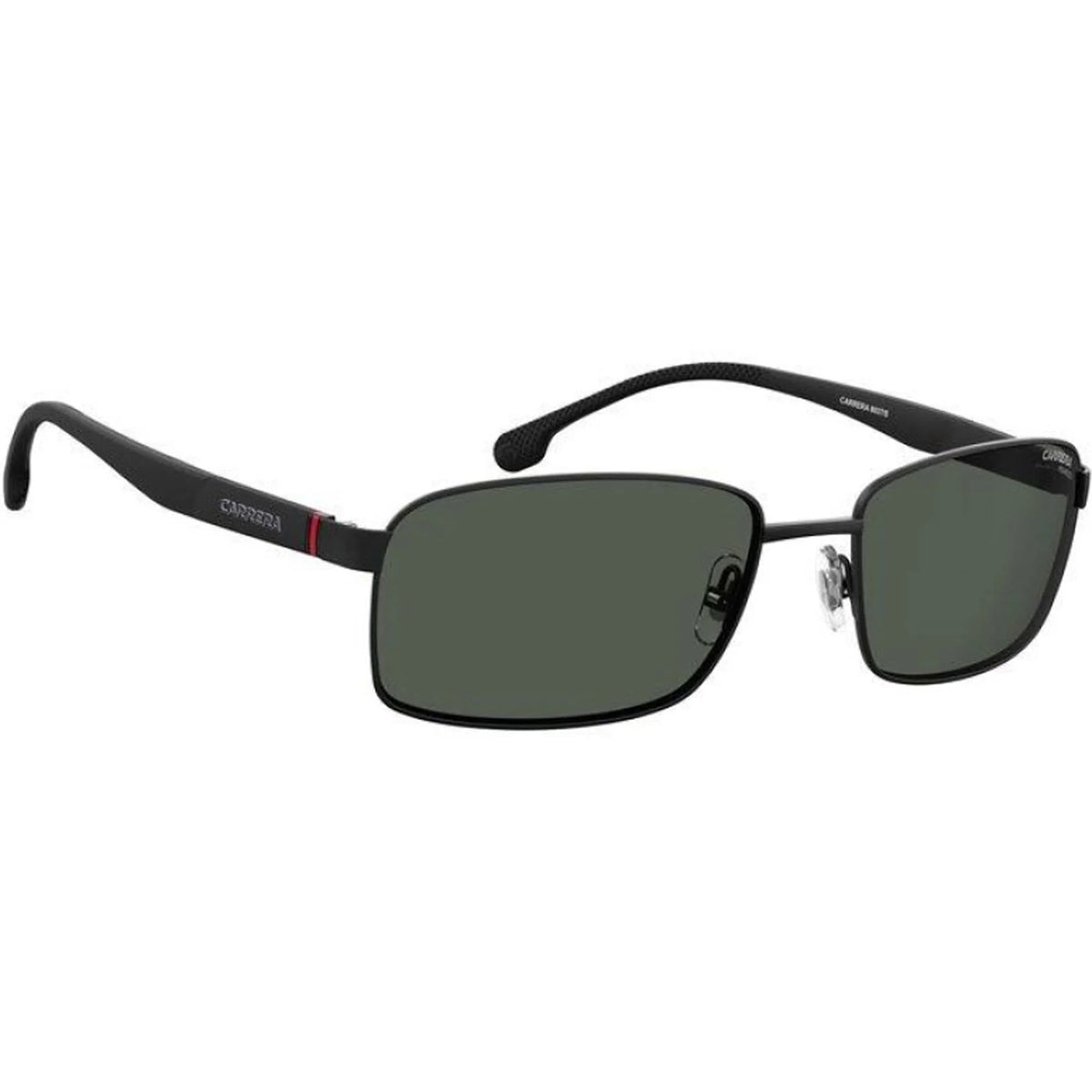 Men's Sunglasses, 58mm, 8037/S Black/Polarized 18mm Carrera Gray, Rectangular