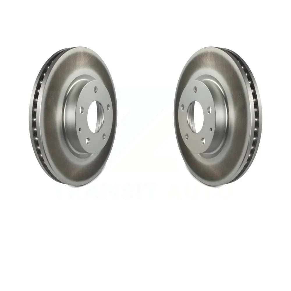 Front Pair 6 Rotors Brake KG-100346 For CX-5 Disc Coated Mazda