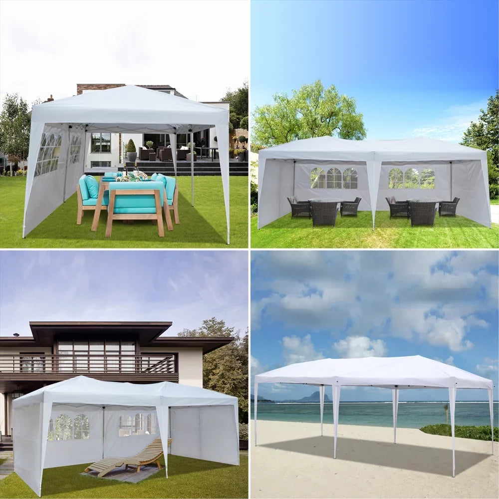 H) - 8.5)ft and x - x 10 Waterproof enjoy x our any 300 durable 250)cm x (L W x 49.83 Stay Windows tent! - dry (600 (20 with Tent event White Folding / x with -