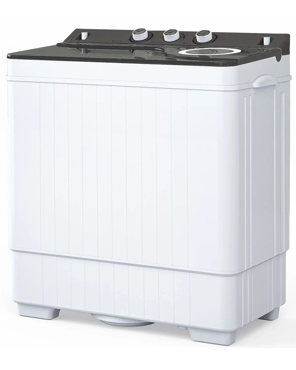 & Grey Twin and Apartment, Twin Built-in Camping More, with for Dorms, Washing Drain Semi-automatic BMTBUY Tube Pump White RVs, Tub 26Lbs Machine XPB65-2288S