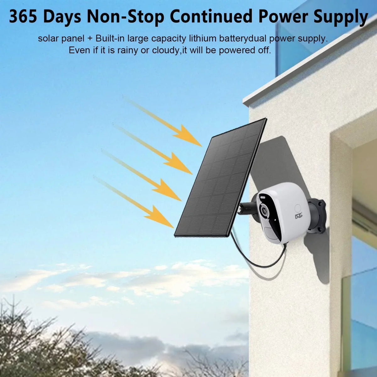 Magnetic Alarm WiFi Talk Siren 4MP Battery Storage Solar Waterproof Camera Cloud/SD IP66 Security Powered Camera Two-Way Motion Outdoor Wireless: YUNWEN PIR/AI Spotlight Detection