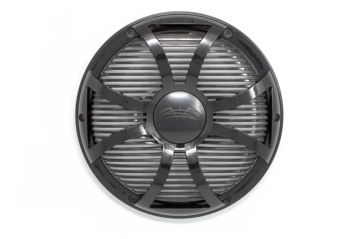 Subwoofer Black 10" Ohm & - 4 Face SW Revo Wet Closed Black Subwoofer Grill - & Grill Sounds