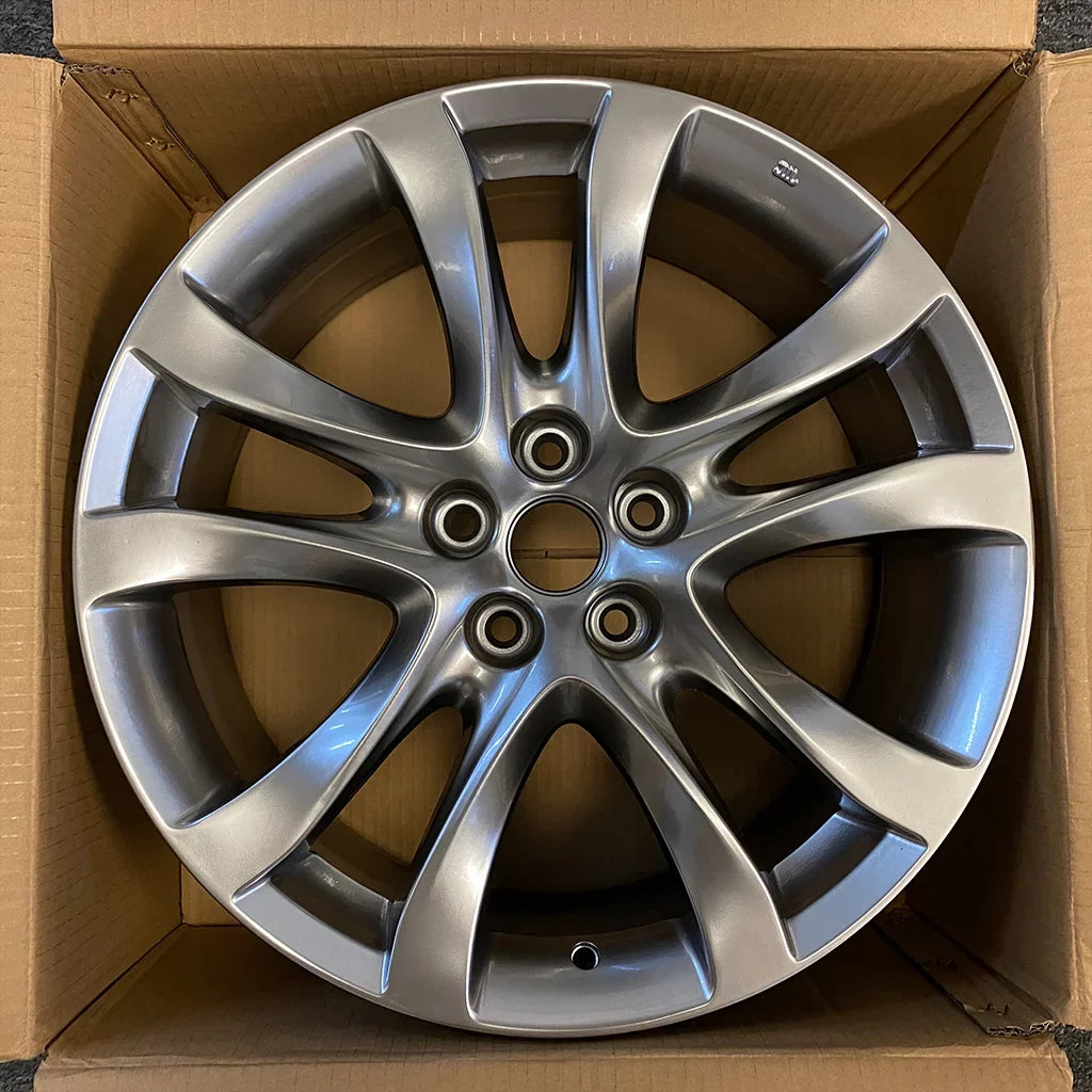 Single 2014 New 6 Mazda Wheel Quality Replacement Automotive 19x7.5" - OEM Dark Rim Silver 19" 2017 for Hyper