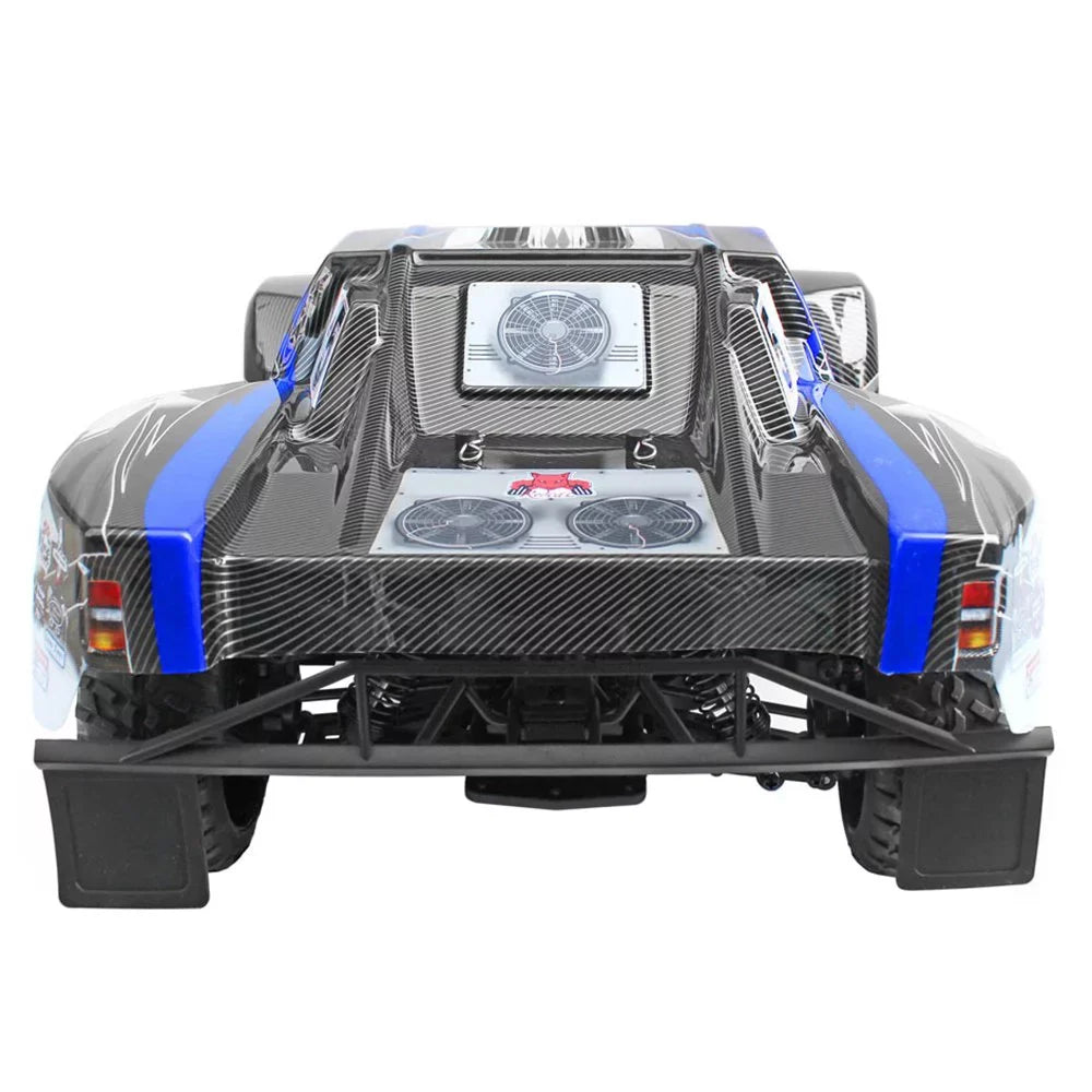 Short Racing Redcat Motor Electric Brushed Truck, RC Course Blue SC Blackout