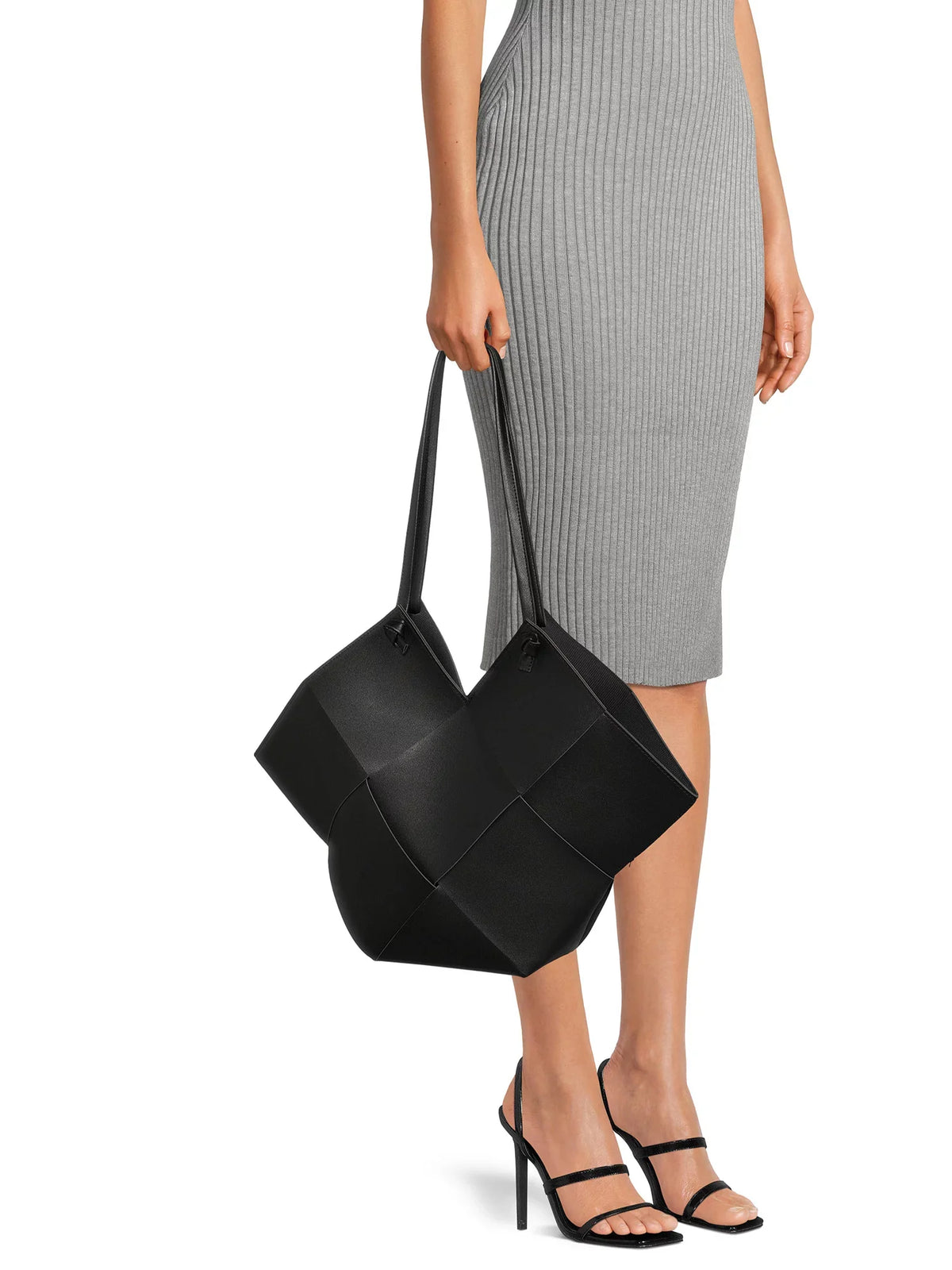 Leather Woven with Pouch, Shoulder Faux Large Black & Jane Bag Women's Berry