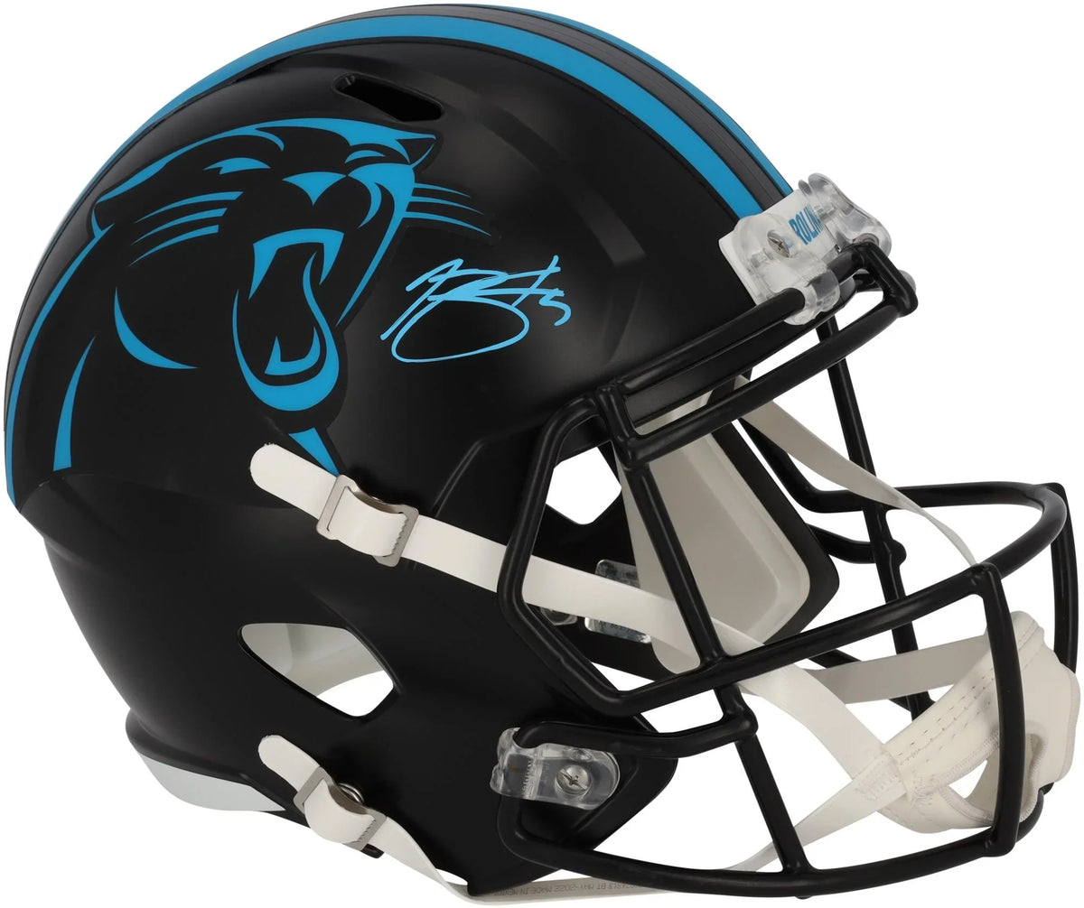 Helmet Fanatics Bryce Carolina Autographed Riddell Authentic Replica Alternate Speed - Panthers Certified 2022 Young