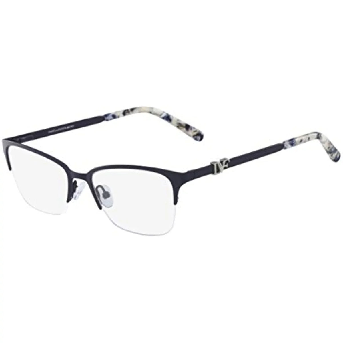 8056 Case Eyeglasses Furstenberg 414 von NEW DVF DVF with Diane Navy 52mm