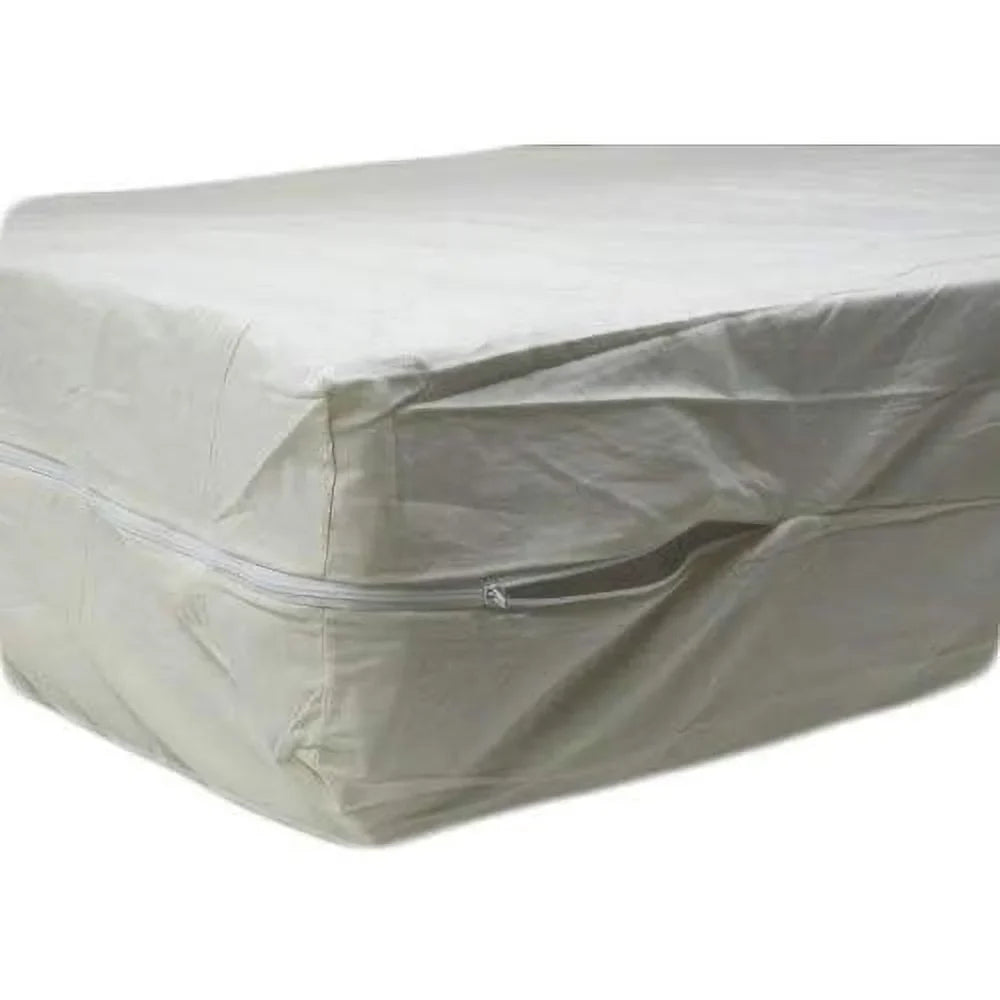 The Cotton Cover, Fleetwood Mattress Around Queen Mattress Cotton Size, Zips