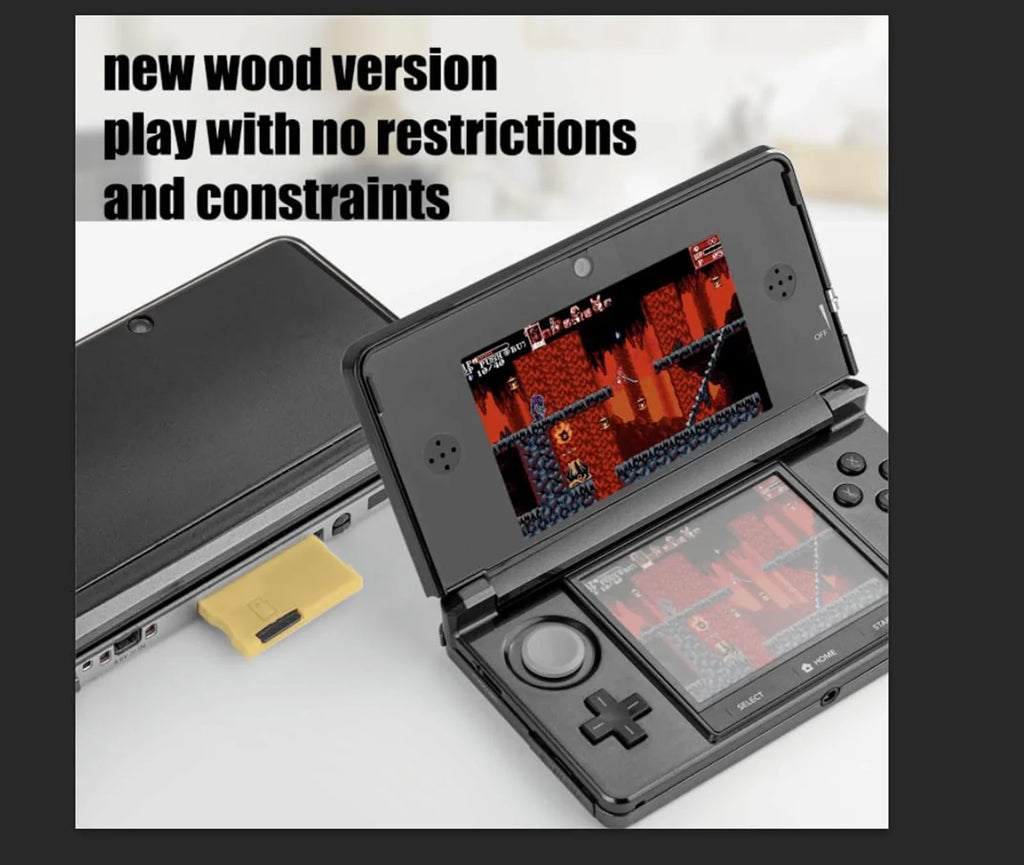 DSI Plus Timebomb with 3DS Micro No Nintendo NDS, Game SDHC 2DS Card Wood 64GB DS Upgraded TF Version Card for 2023 SD