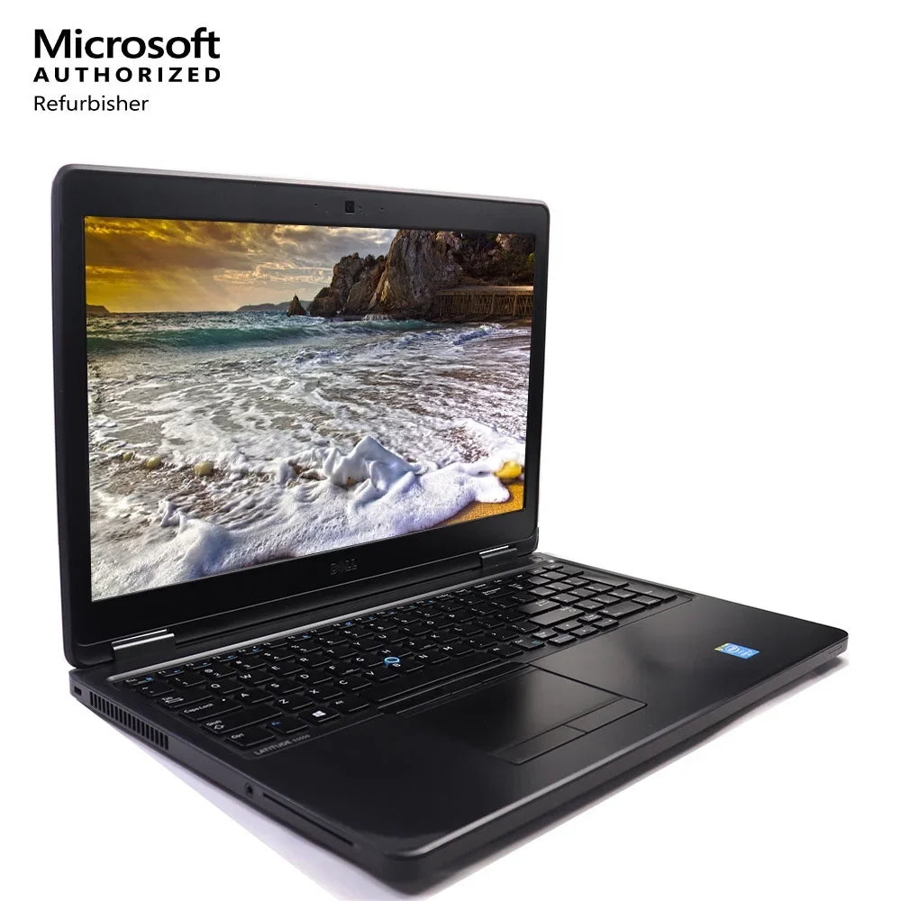 HDMI Backlit Restored - Laptop Professional Wi-Fi 15.6" Keyboard Dell Windows Laptop 10 8GB PC (Refurbished) Notebook SSD For E5550 Business, with and 512GB