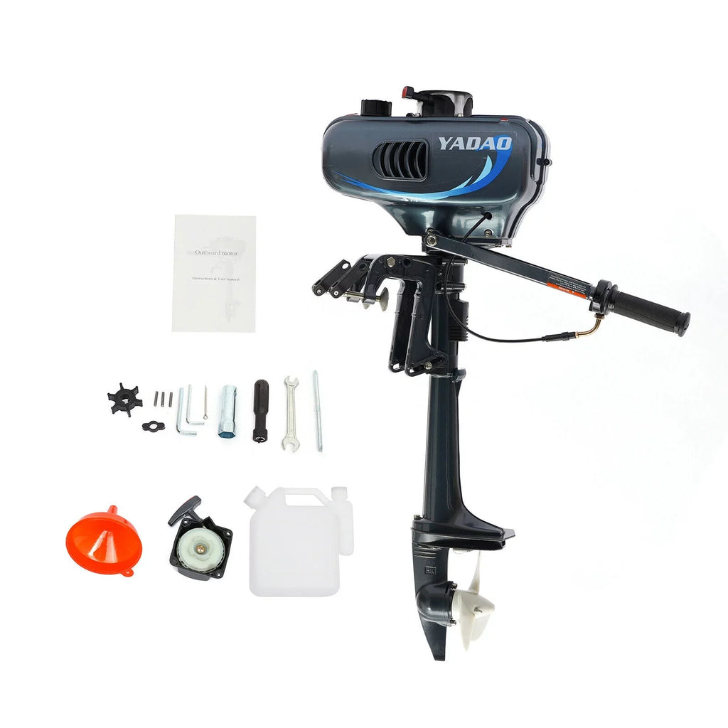 Engine HP 2-Stroke with Boat Motor Boat Engine Water System Fishing Outboard 3.5 Cooling