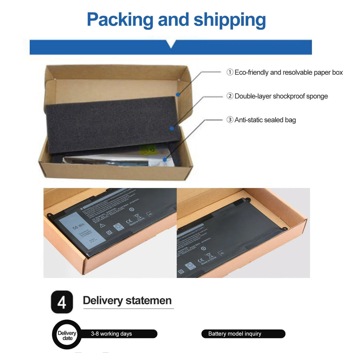 15 7786 7570 33YDH 7779 Vostro 17 Dell For Battery 7580 15 Inspiron 7778 7577
