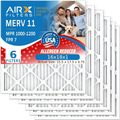 FPR Air CLEAN MERV 11 Air Electrostatic 16x18x1 Pack 7 Filter 1000, AIRX & Comparable 1200 6 by FILTERS to Conditioner WICKED AIR. USA Made Filters 16x18x1 MPR Filter Furnace Premium Pleated MPR HVAC