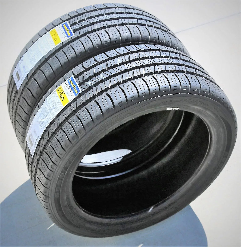 Season 91V 4 Fusion SEL Tires (FOUR) Goodyear of A/S 225/45R18 All-Season Ford All Fits: 2008-12 Toyota Assurance 2012 XLE, Camry Set
