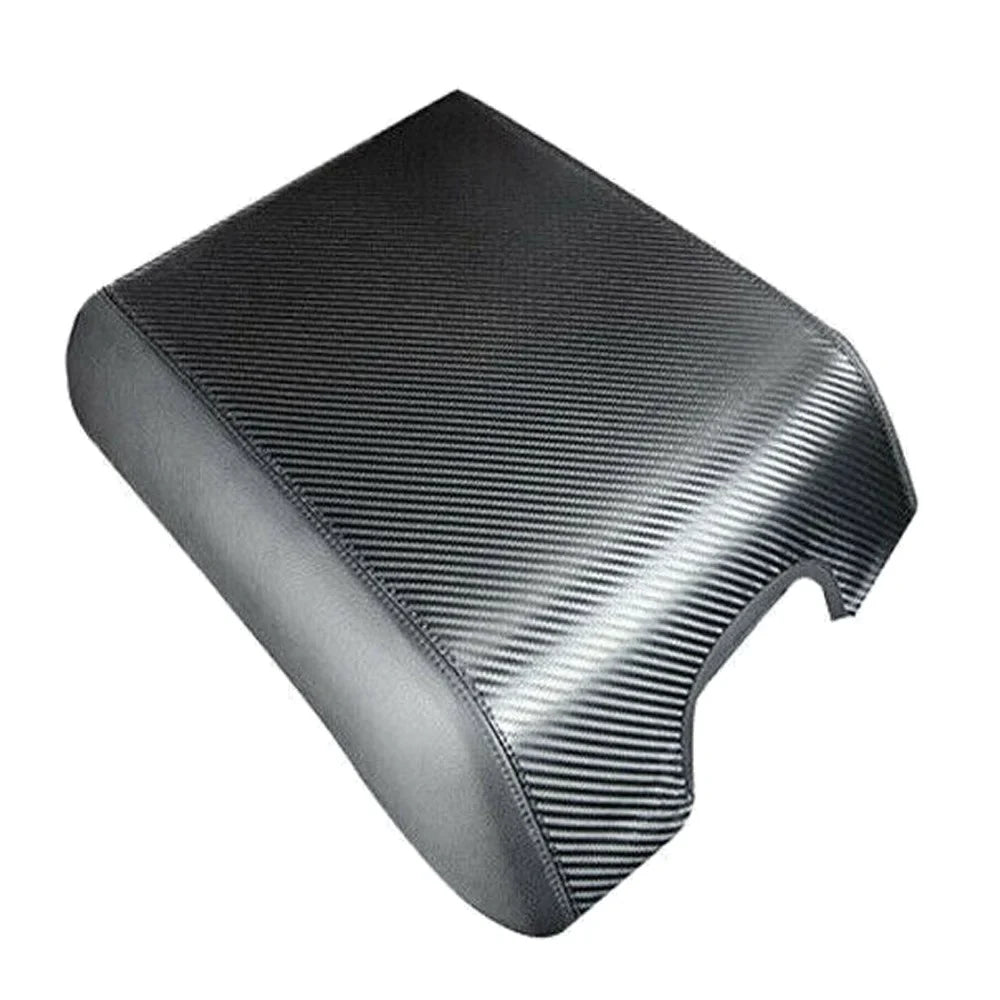 Carbon Protector Armrest Center Console Cover Pad Leather F150 Teledu